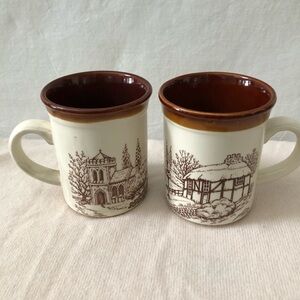 Biltons Ceramic Stoneware Coffee Mugs- Made In England